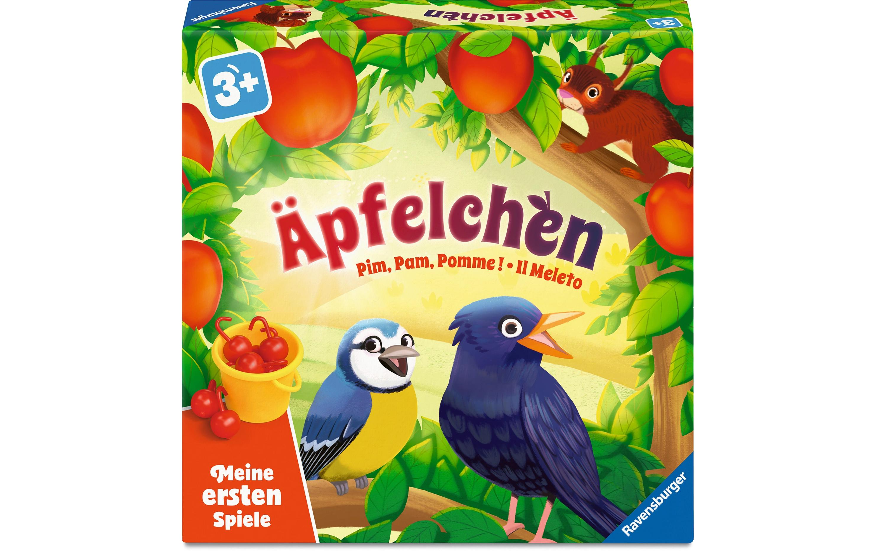 Ravensburger Sammelspiel Äpfelchen ab 3 Jahren, 2-4 Spieler,