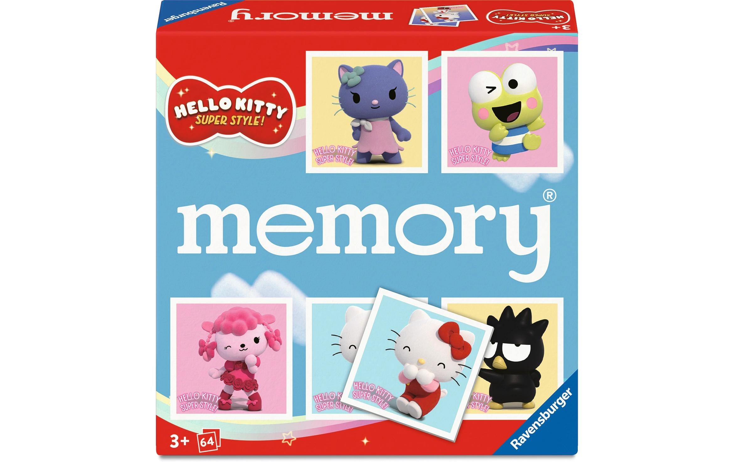 Ravensburger Memory Hello Kitty ab 3 Jahren, 2-8 Spieler,
