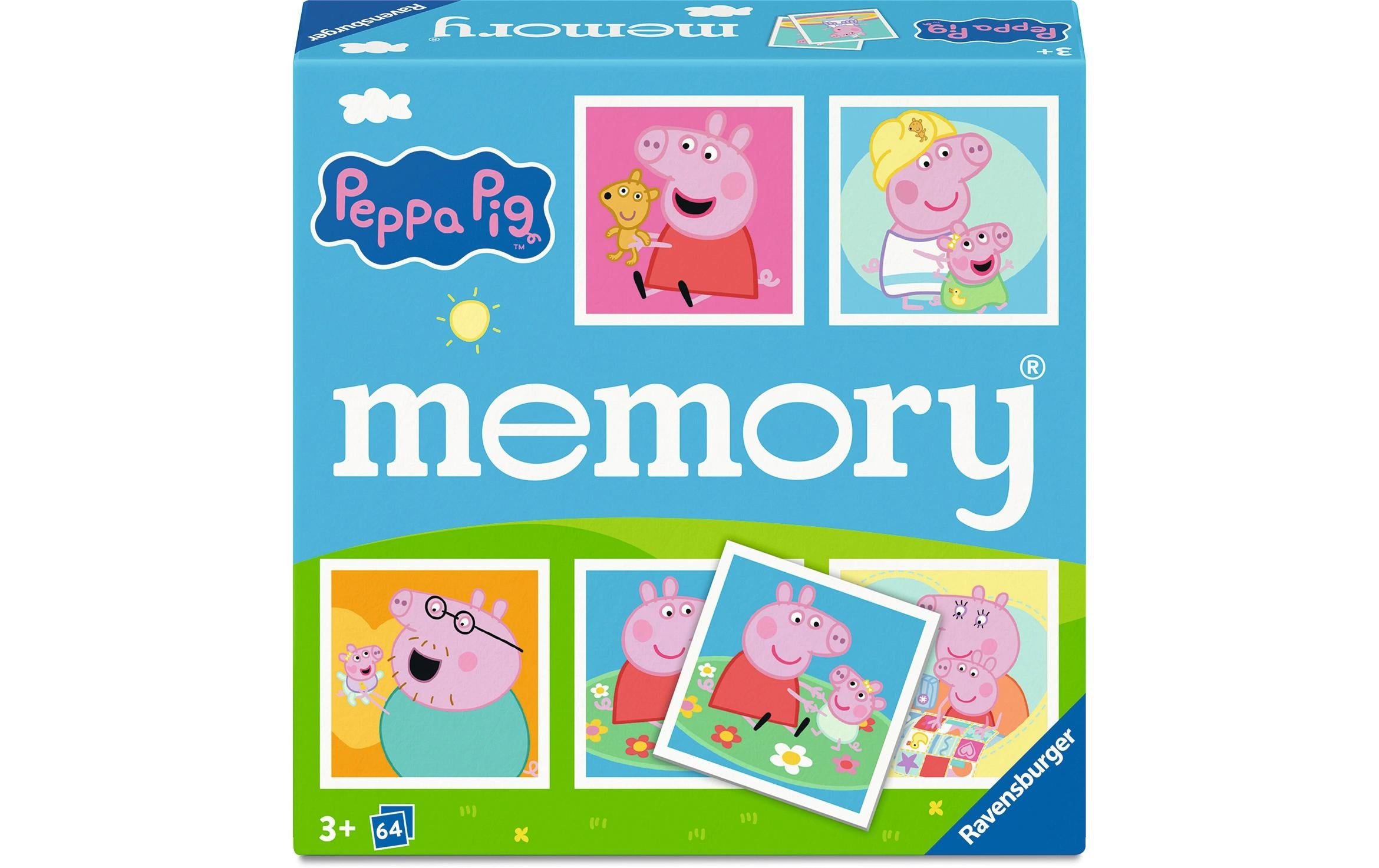 Ravensburger Memory Peppa Pig ab 3 Jahren, 2-8 Spieler,