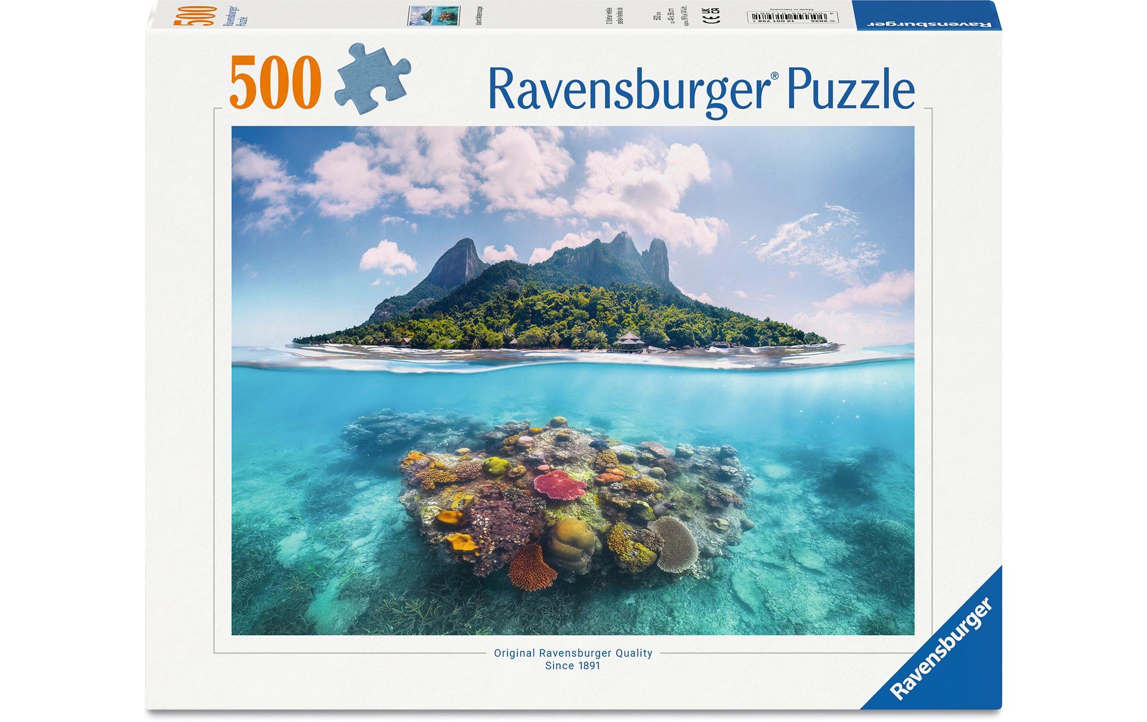 Ravensburger Puzzle Insel und Korallenwelt 500 Teile