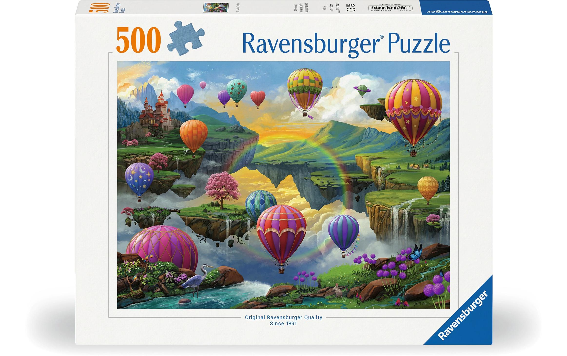 Ravensburger Puzzle Tal der Heissluftballons 500 Teile