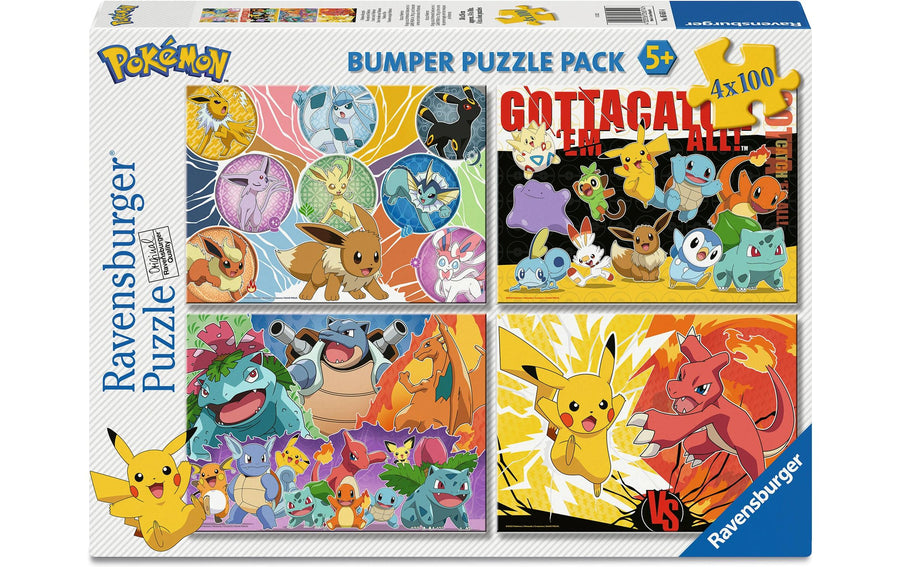 Ravensburger Puzzle Pokemon 4 x 100 Teile