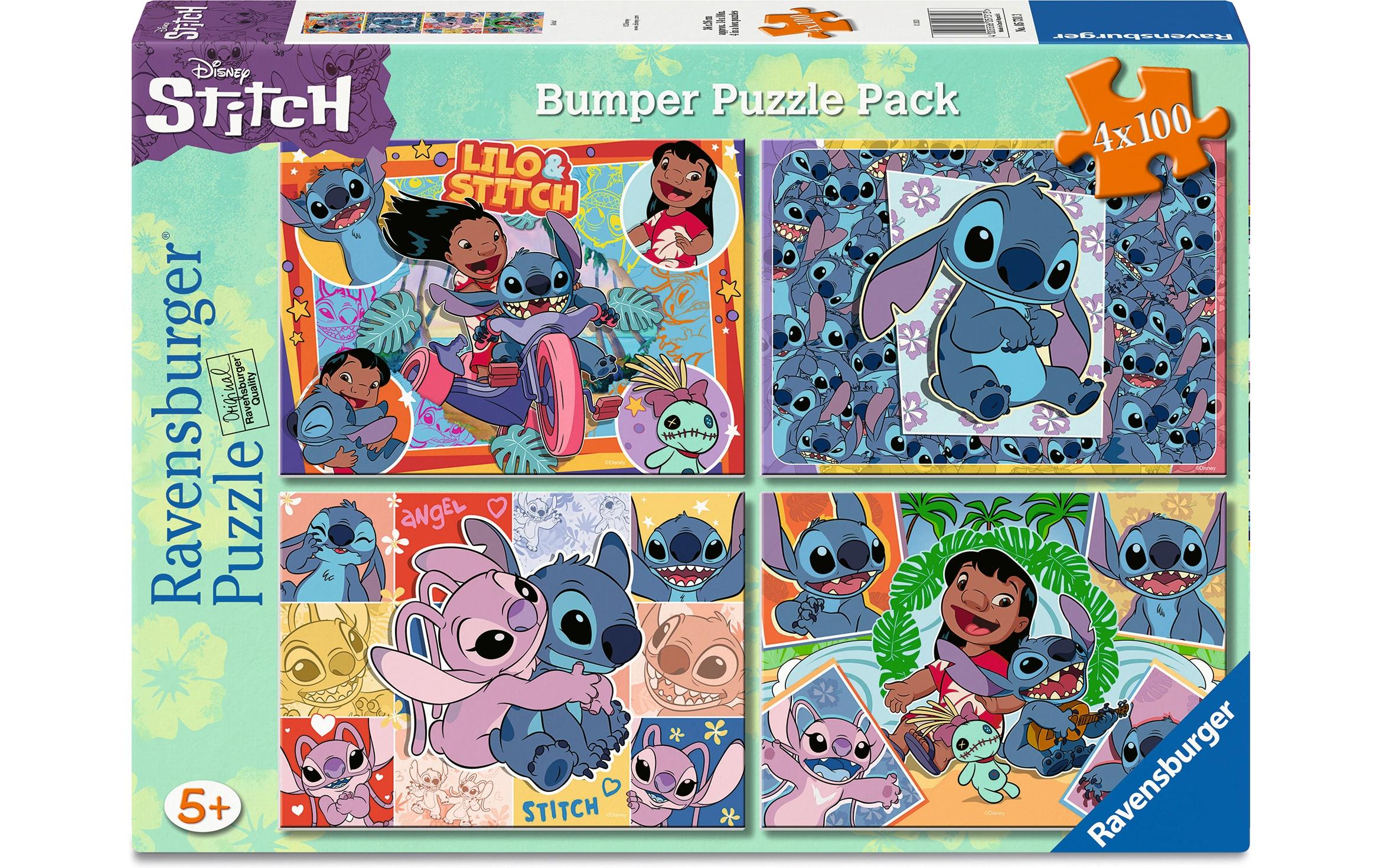 Ravensburger Puzzle Disney Stitch 4 x 100 Teile