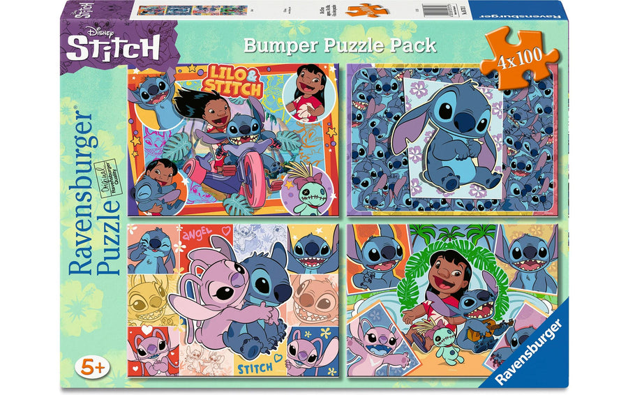 Ravensburger Puzzle Disney Stitch 4 x 100 Teile