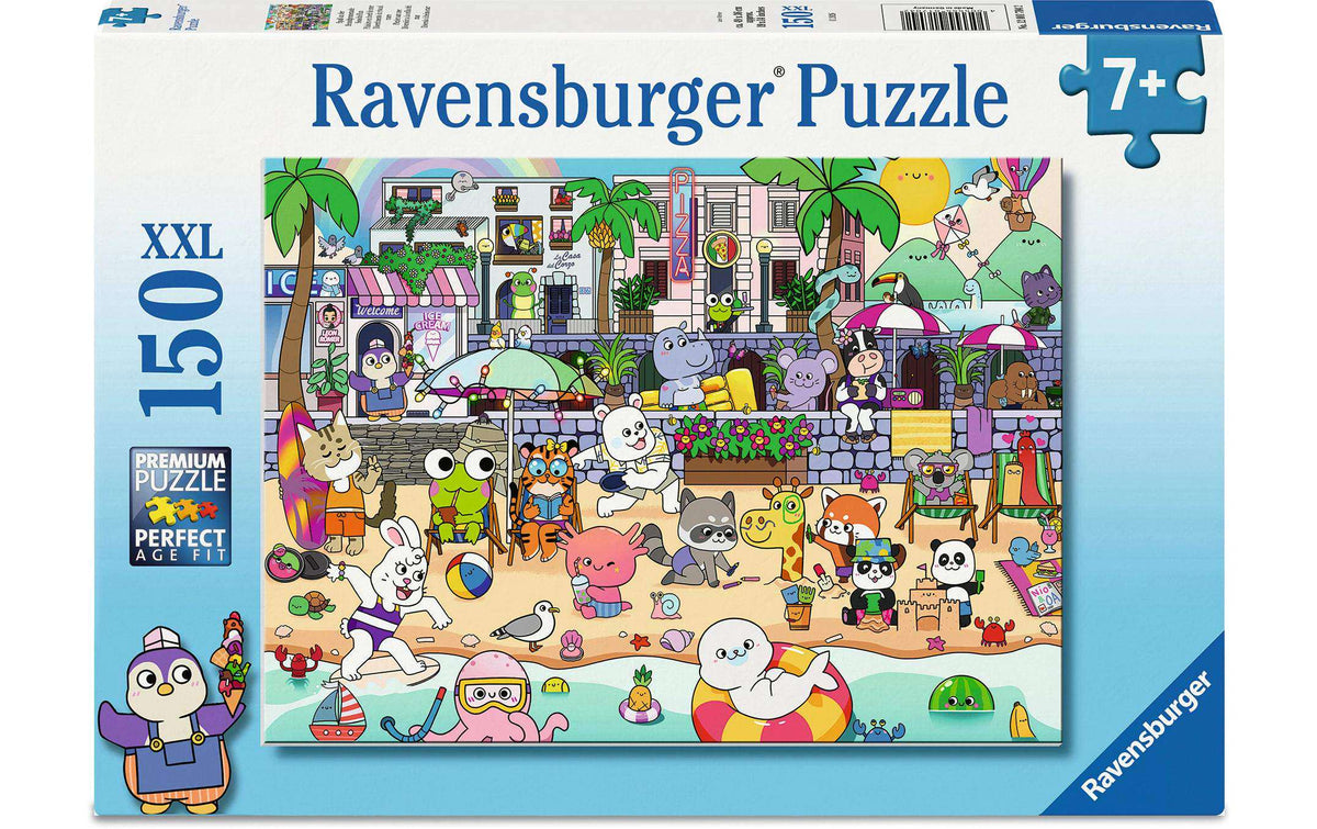 Ravensburger Puzzle Spass an der Strandpromenade, 150 Teile