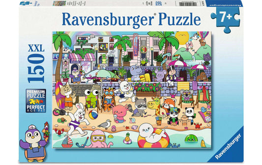 Ravensburger Puzzle Spass an der Strandpromenade, 150 Teile