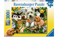 Ravensburger Kinderpuzzle Fröhliche Tierfreundschaft 300 XXL Teile