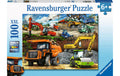 Ravensburger Kinderpuzzle Fahrzeuge auf der Baustelle 100 XXL Teile