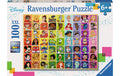Ravensburger Kinderpuzzle Disney Collage Puzzle 100 XXL Teile