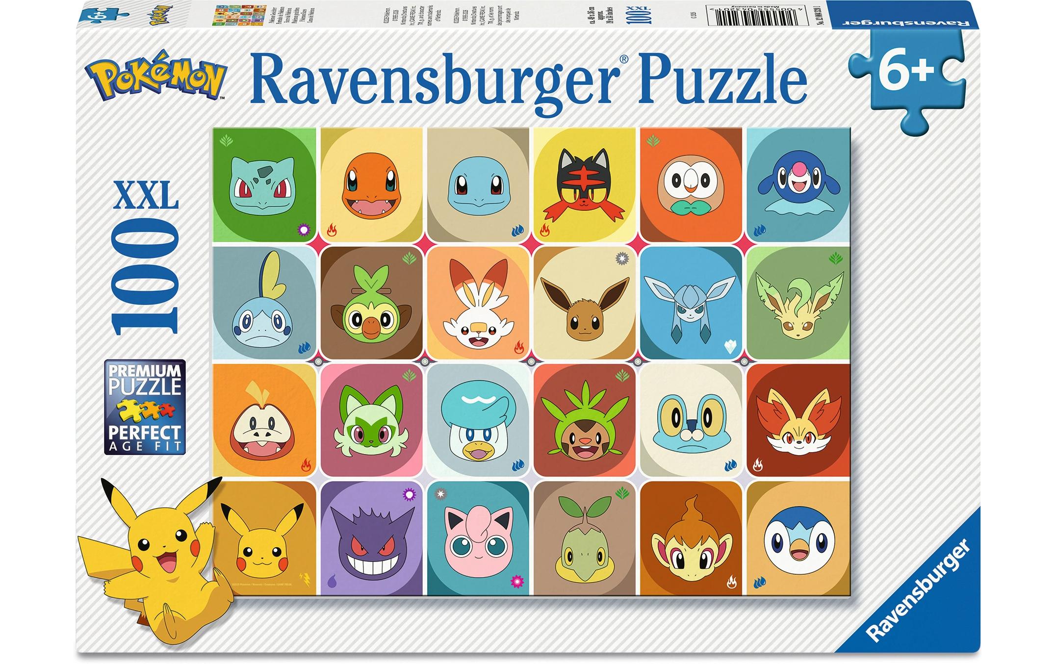 Ravensburger Kinderpuzzle Pokémon 100 XXL Teile