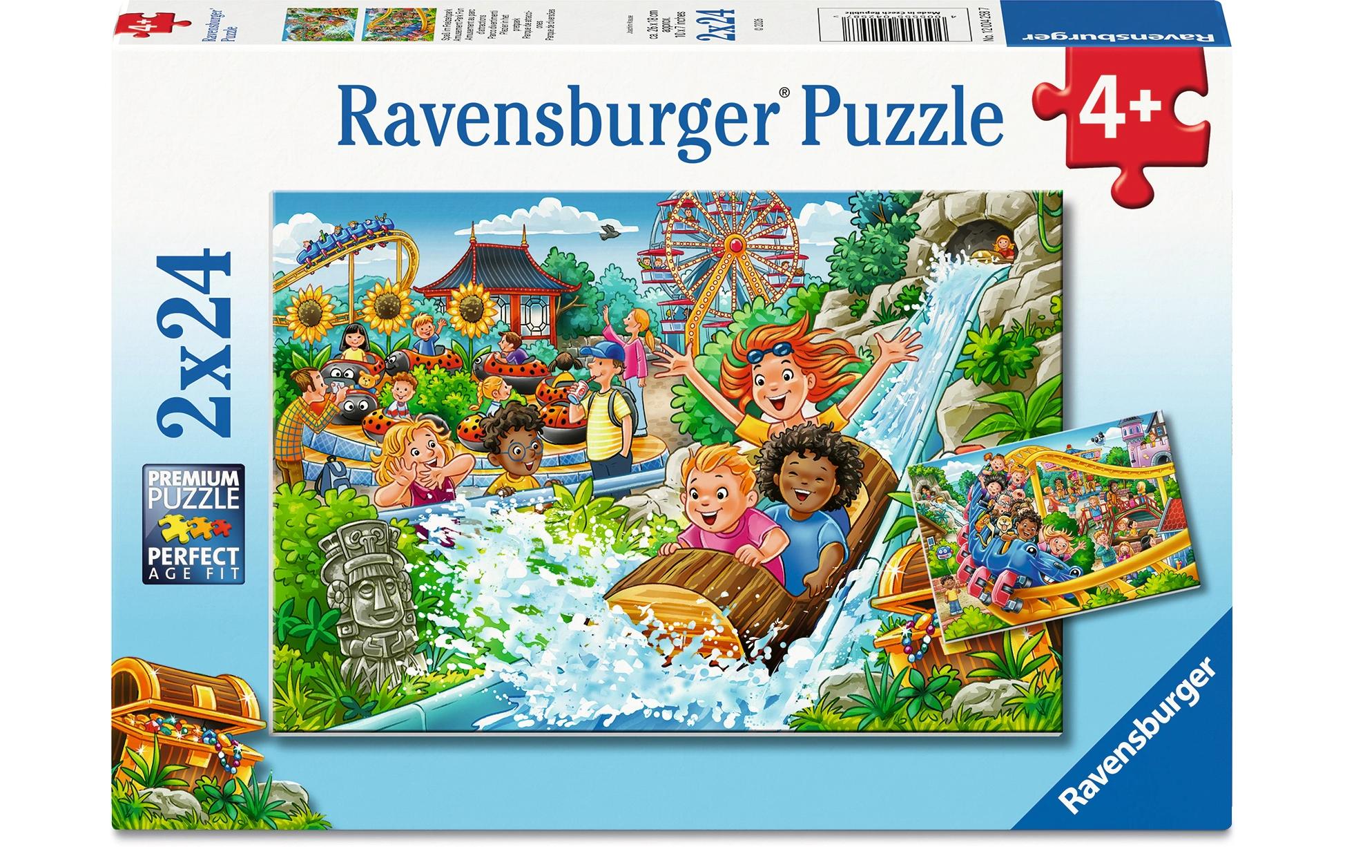 Ravensburger Puzzlespiel 2 x 24 Vergnügungspark