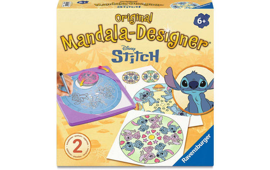 Ravensburger Mandala-Designer Stitch, Kreativset mit Schablone und Stitch-Motiven, ab 6 Jahren