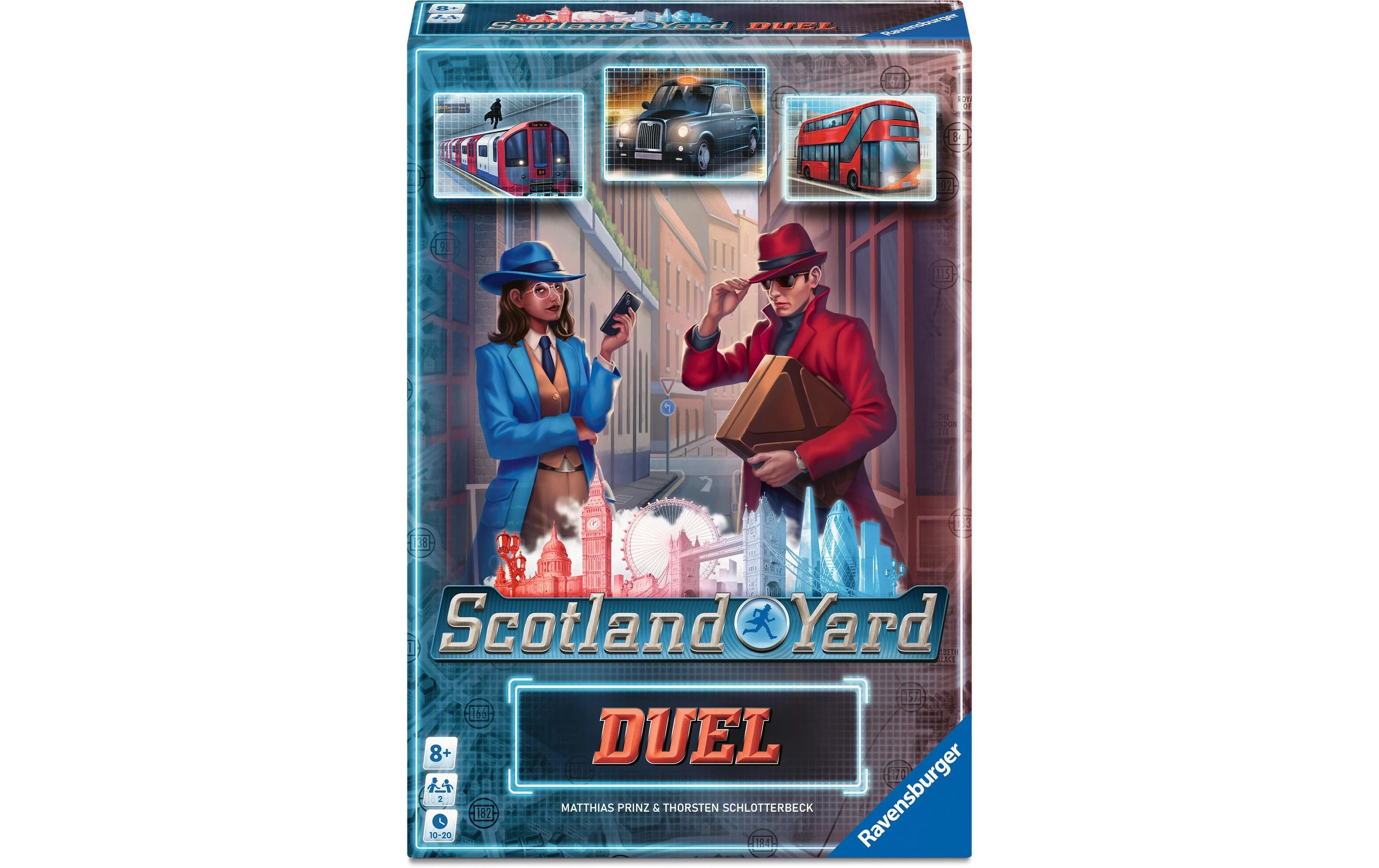 Ravensburger Gesellschaftsspiel Scotland Yard Duel ab 8 Jahren, 2 Spieler