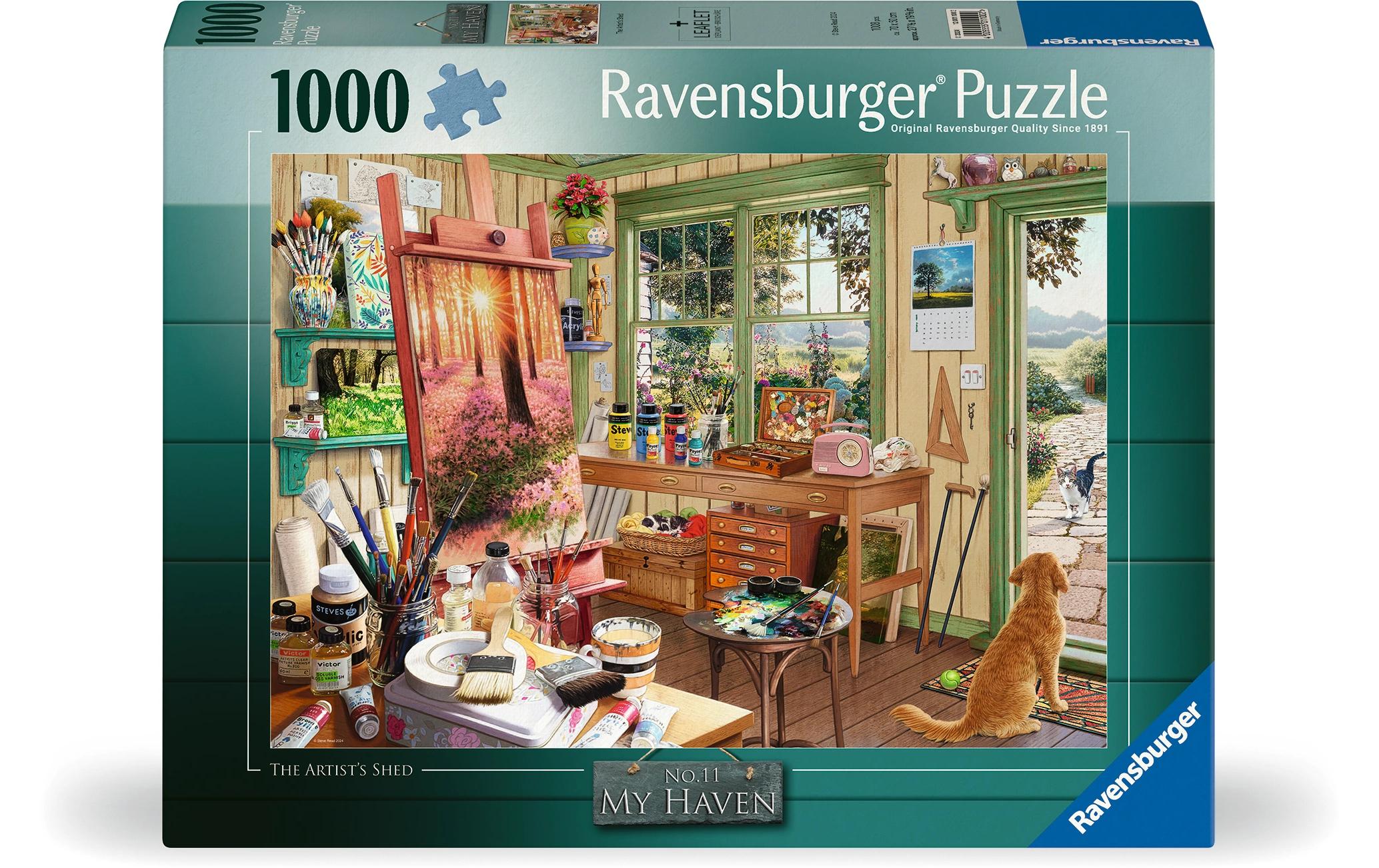 Ravensburger Puzzle Die Hütte des Künstlers 1000 Teile