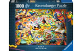 Ravensburger Puzzle Fleissige Vögelchen 1000 Teile 70 x 50 cm