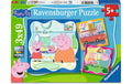 Ravensburger Kinderpuzzle Peppa Pig 3 x 49 Teile 21 x 21 cm ab 5 Jahren