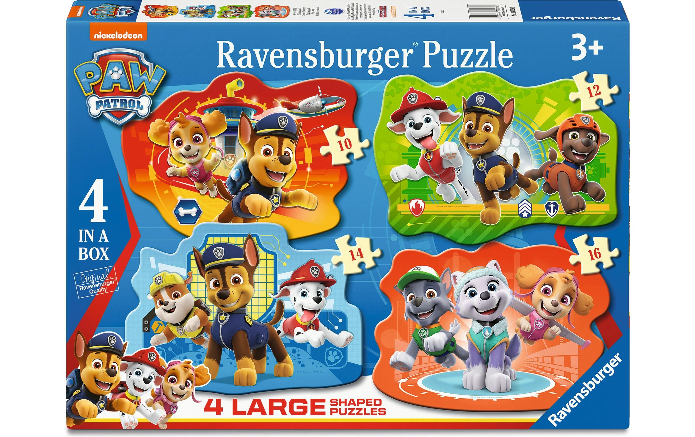 Ravensburger Kinderpuzzle 4x Paw Patrol