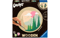 Ravensburger Malen nach Zahlen CreArt Wooden Silent nature Holz 20 cm