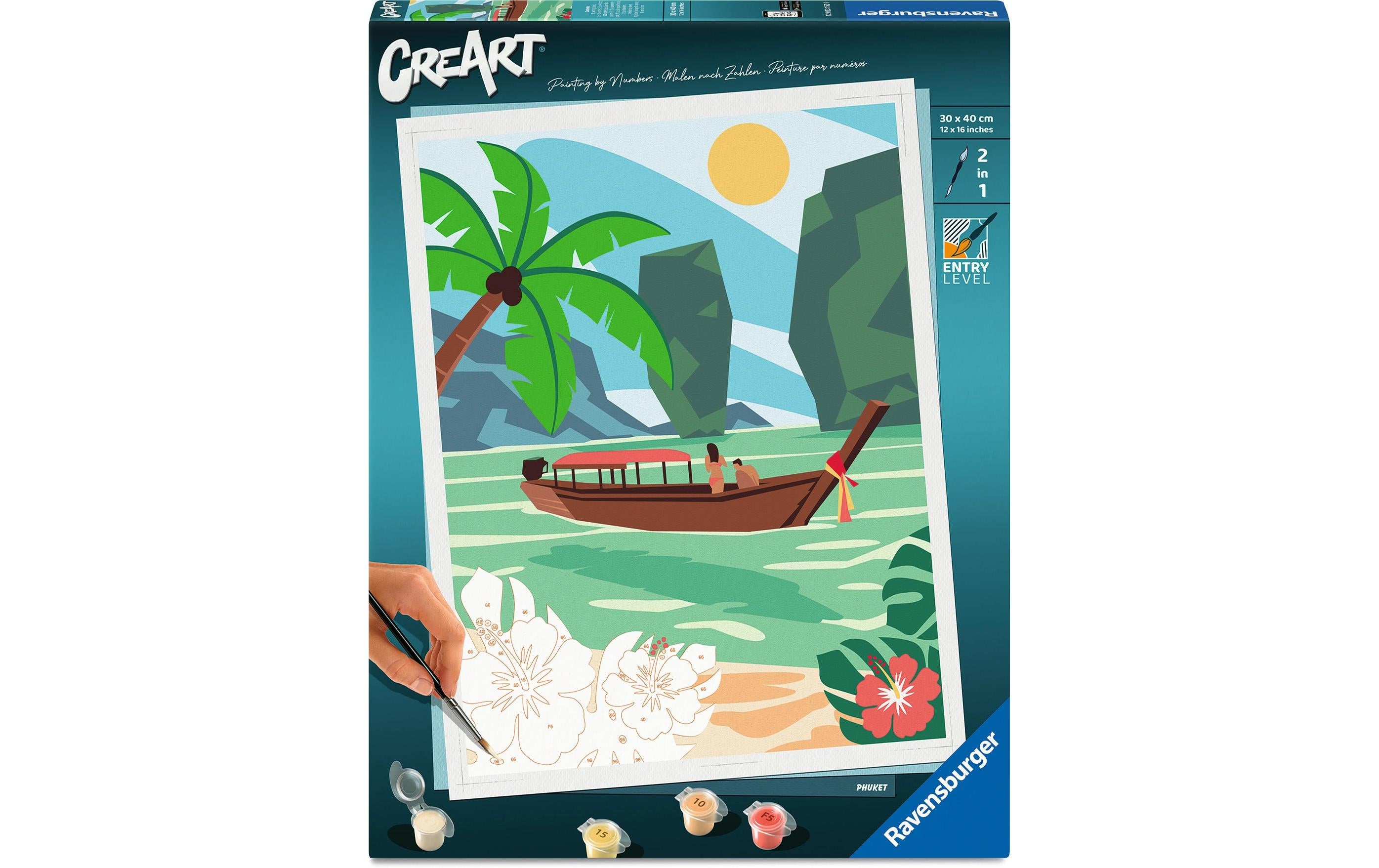 Ravensburger Malen nach Zahlen CreArt Phuket 33.5 x 43.5 cm