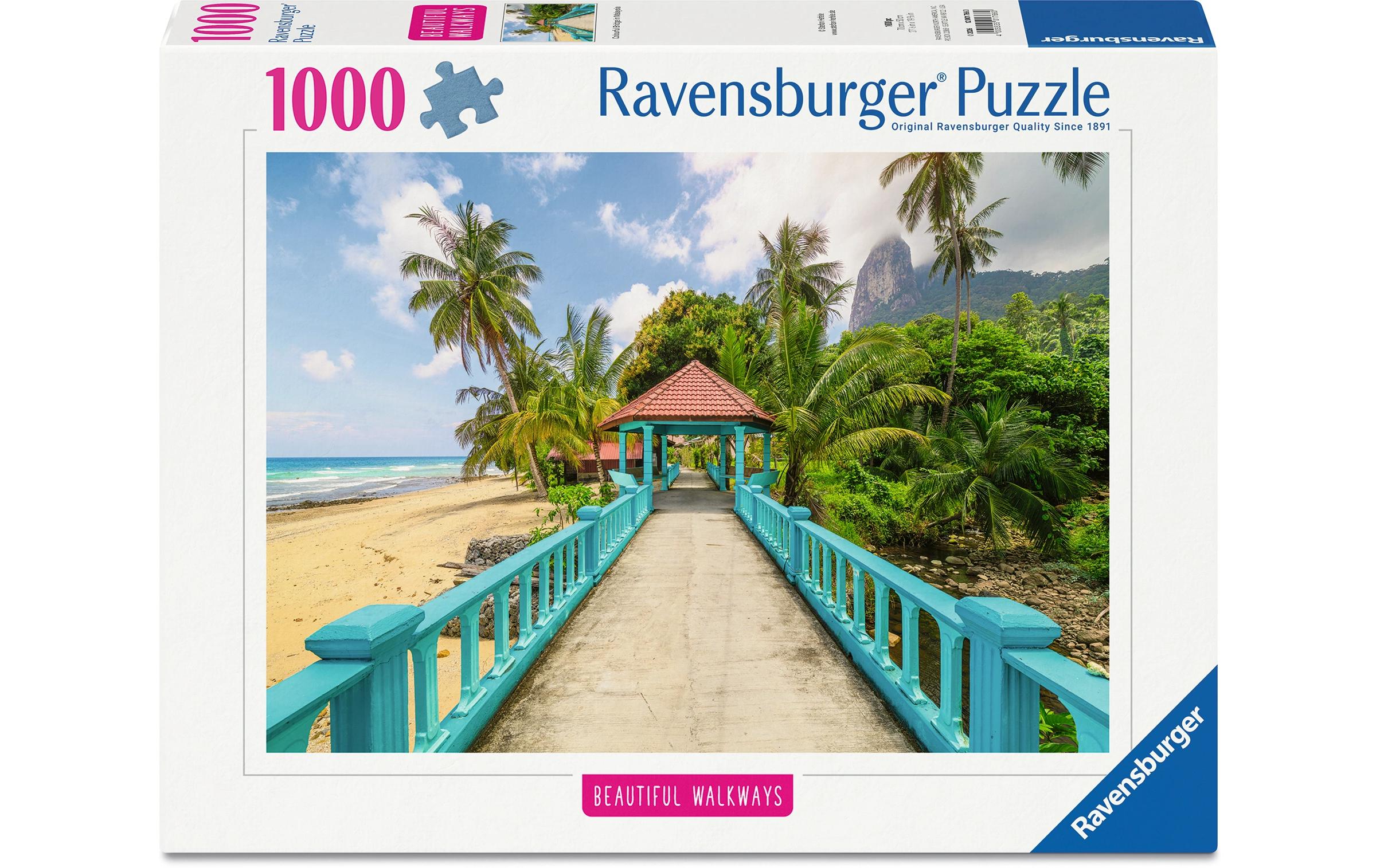 Ravensburger Puzzle Farbenfrohe Brücke in Malaysia 1000 Teile
