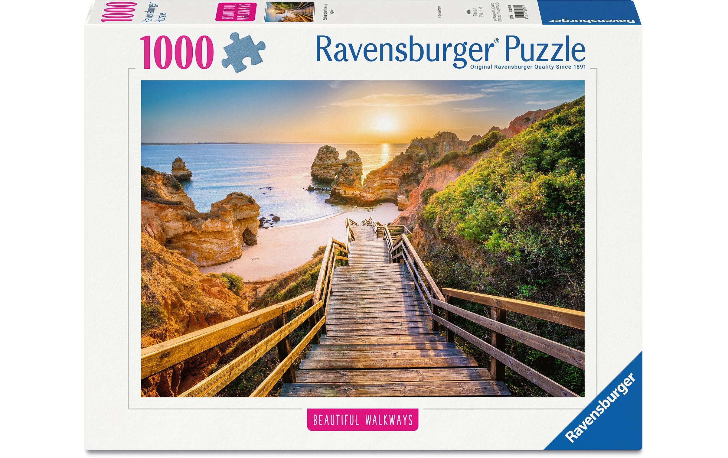 Ravensburger Puzzle Holztreppe zum Praio do Camilo 1000 Teile
