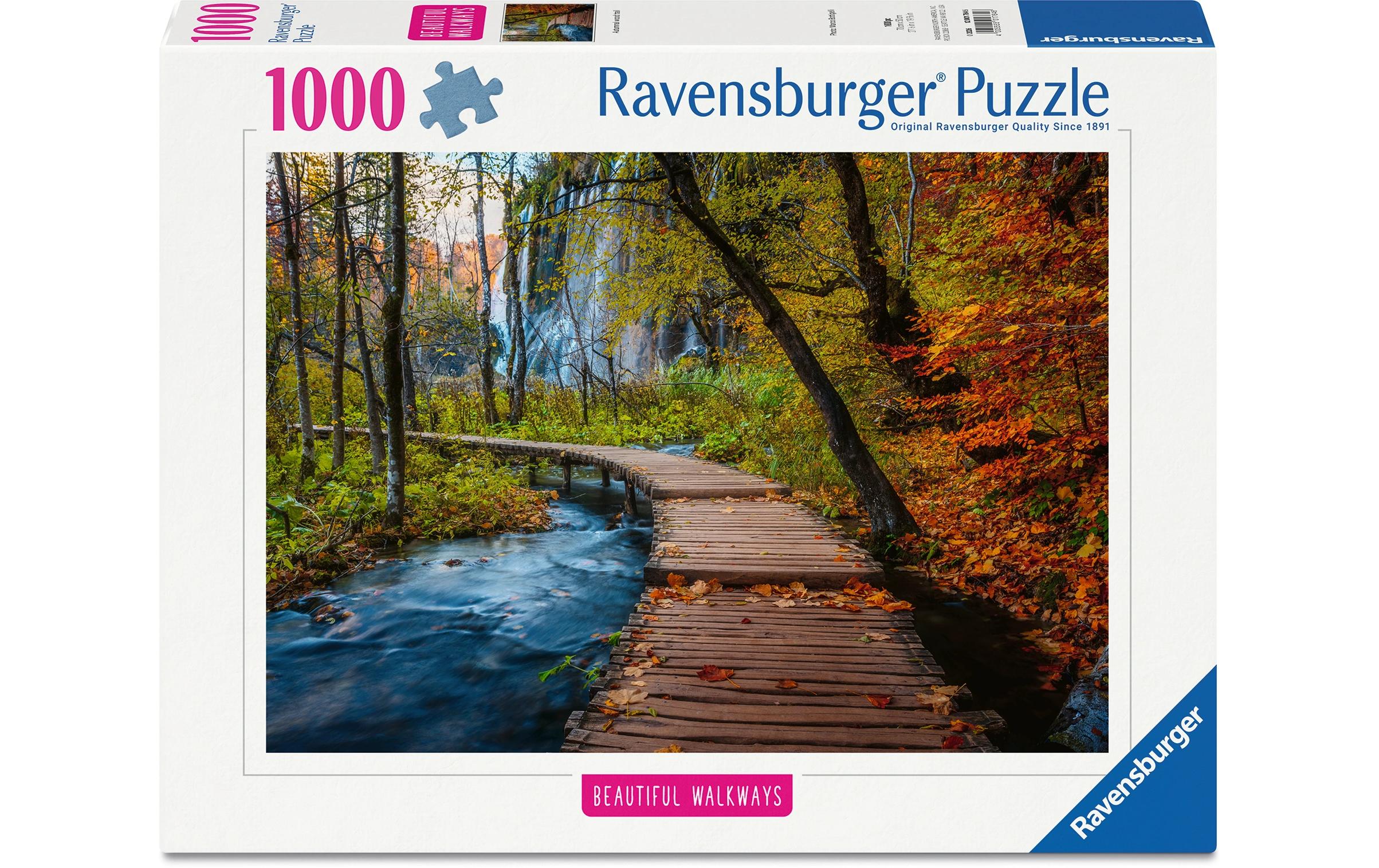 Ravensburger Puzzle Herbstlicher Waldweg 1000 Teile