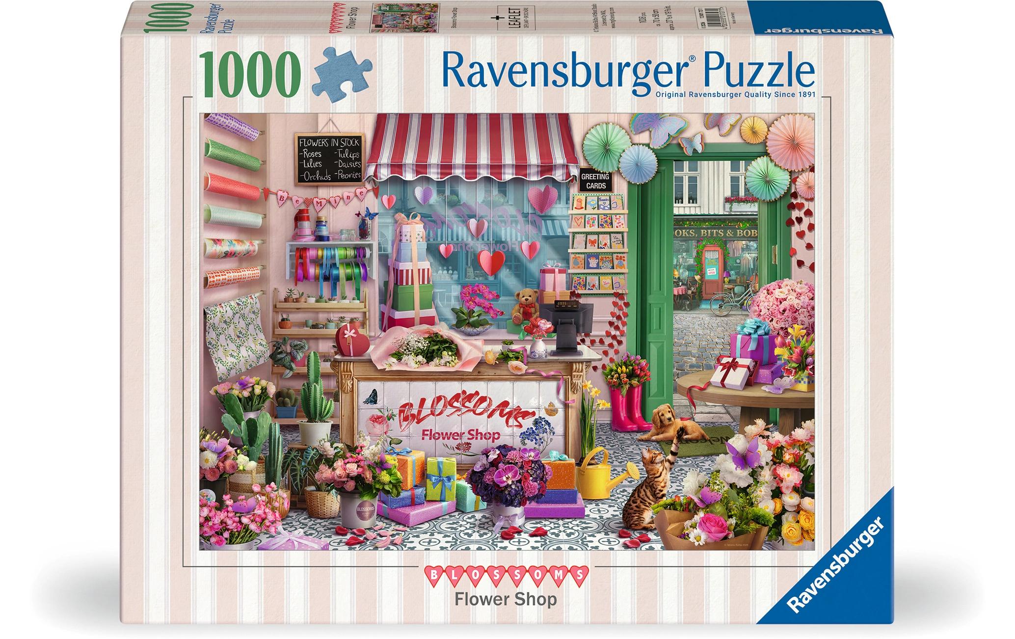 Ravensburger Puzzle Der kleine Blumenladen 1000 Teile 70 x 50 cm