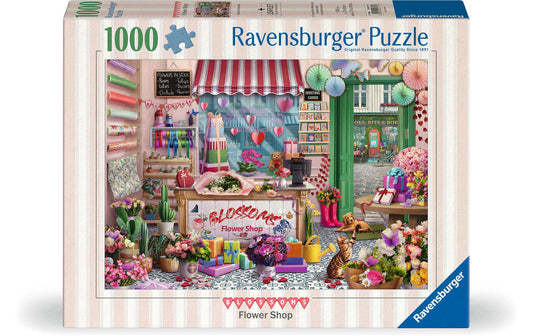 Ravensburger Puzzle Der kleine Blumenladen 1000 Teile 70 x 50 cm