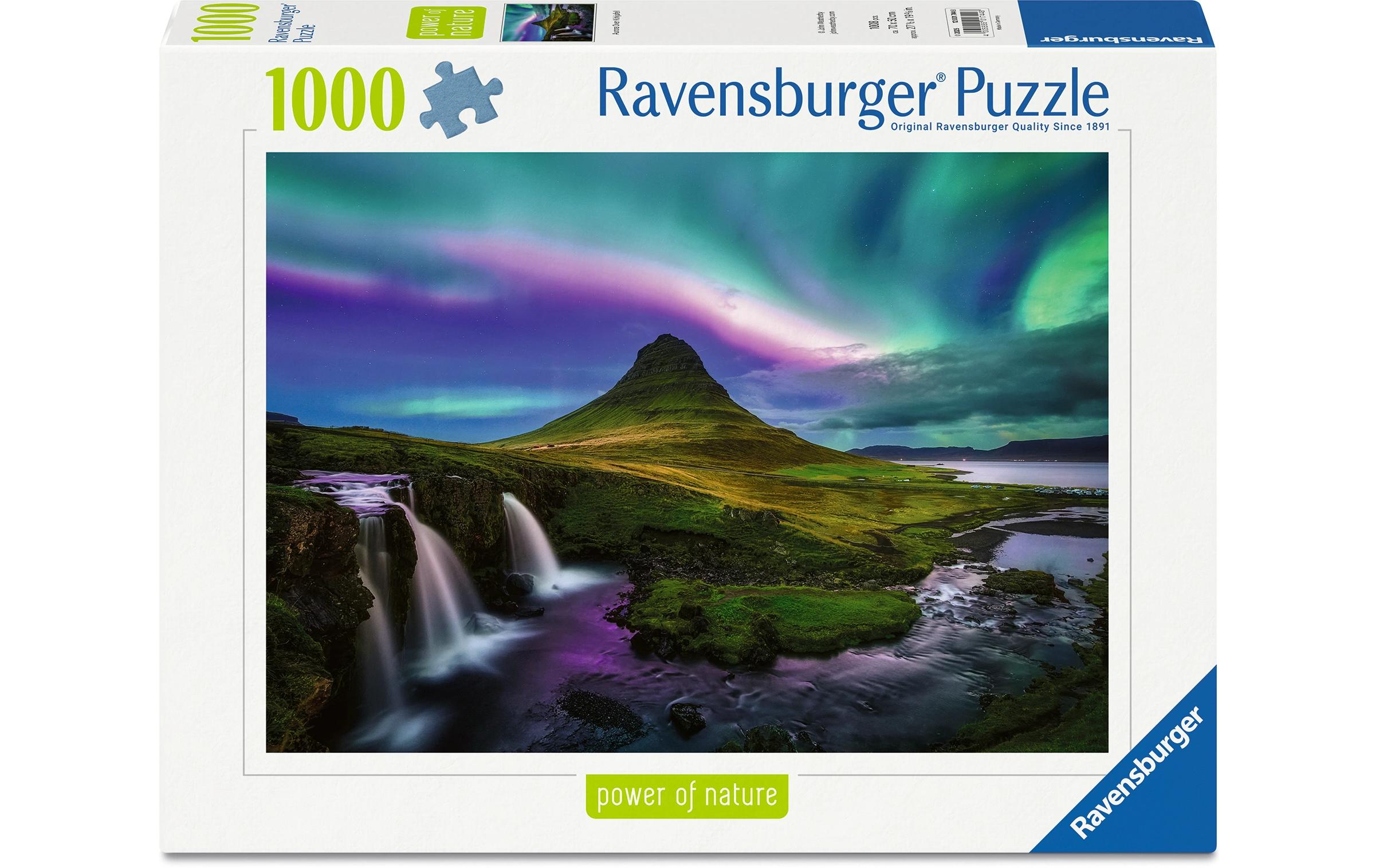 Ravensburger Puzzle Nordlichter über Kirkjufell 1000 Teile