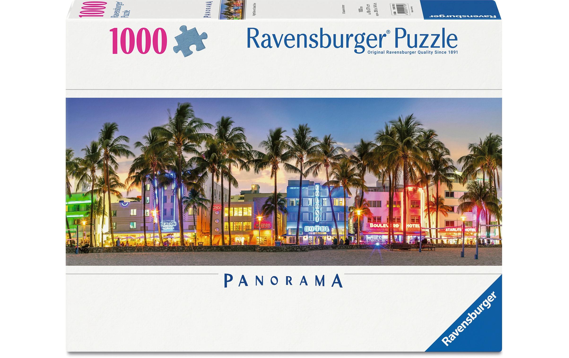 Ravensburger Puzzle Nachtlichter am Ocean Panorama 1000 Teile