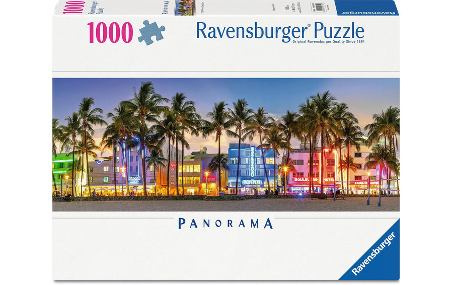 Ravensburger Puzzle Nachtlichter am Ocean Panorama 1000 Teile