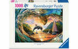 Ravensburger Puzzle Sprung in den Sonnenuntergang 1000 Teile 70 x 50 cm