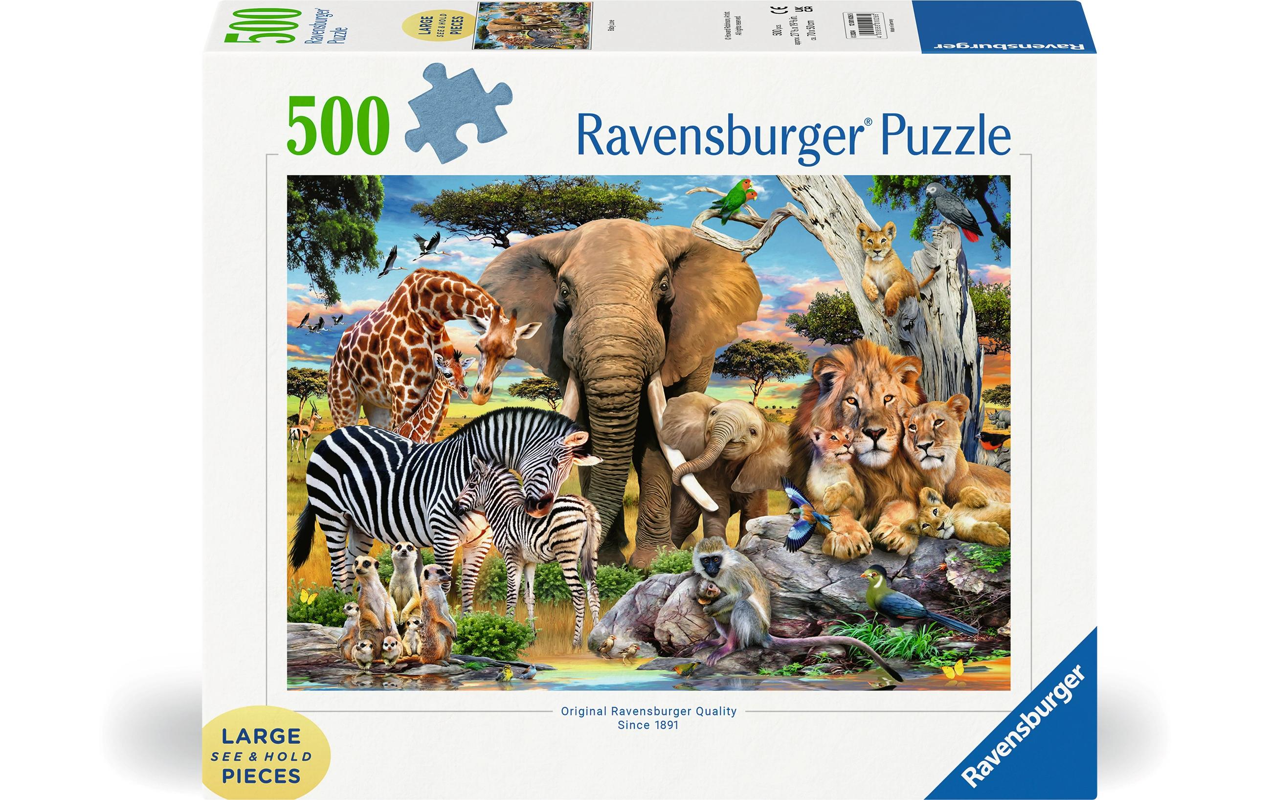 Ravensburger Puzzle Wilde Tierbabys 500 Teile