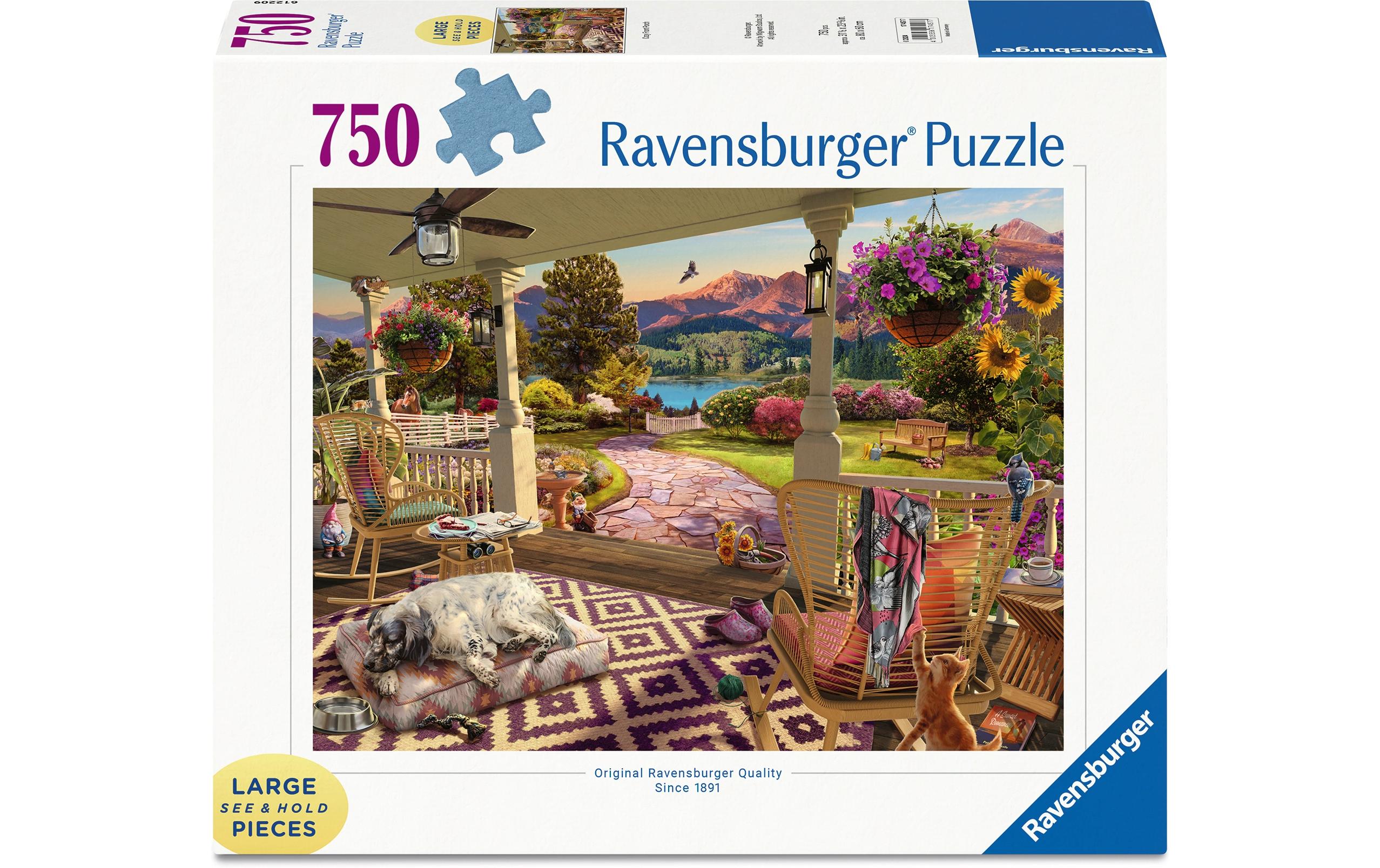 Ravensburger Puzzle Entspannung auf der Veranda 750 Teile
