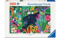 Ravensburger Puzzle Panther im blühenden Dschungel 3000 Teile