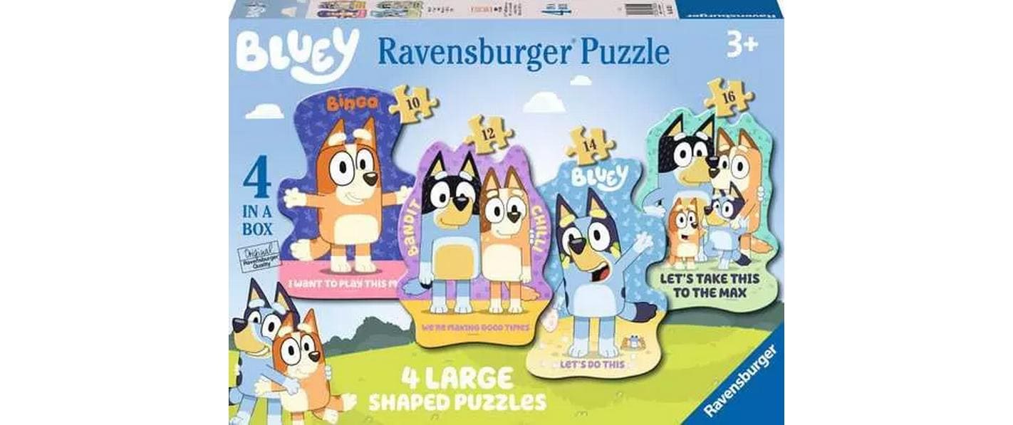 Ravensburger Kinderpuzzle 4x Bluey