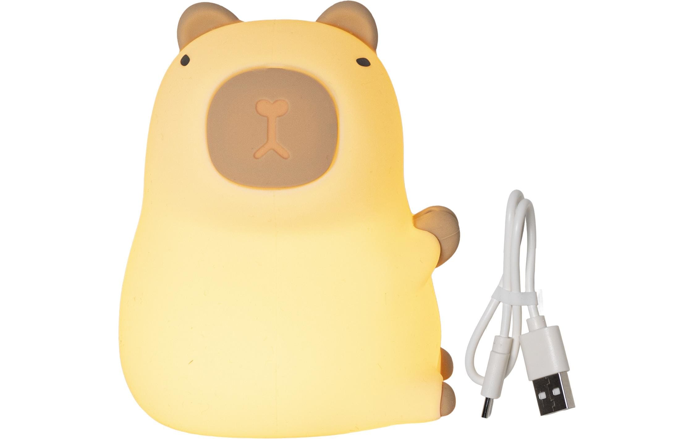 Star Trading Nachtlicht Capybara Ladekabel mit USB-C Stecker