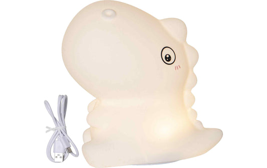 Star Trading Nachtlicht Dinosaurier LED Nachtlicht RGBW Indoor Weiss