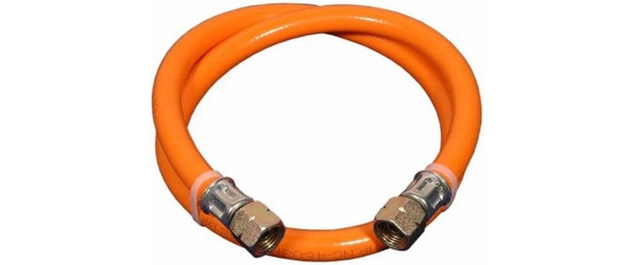 Mitteldruckschlauch Gasbetrieb Kunststoff orange 150 cm Grills & Feuerstellen Blaser + Trösch