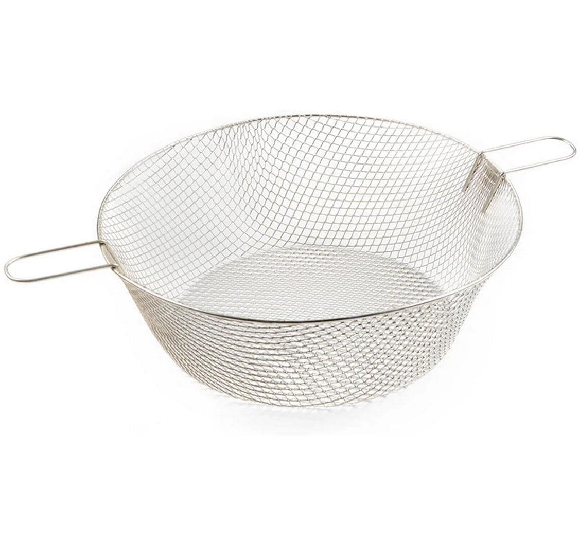 Frittierkorb Ø 33 cm aus Stahl für Grillpfannen in Silber Grills & Feuerstellen Blaser + Trösch