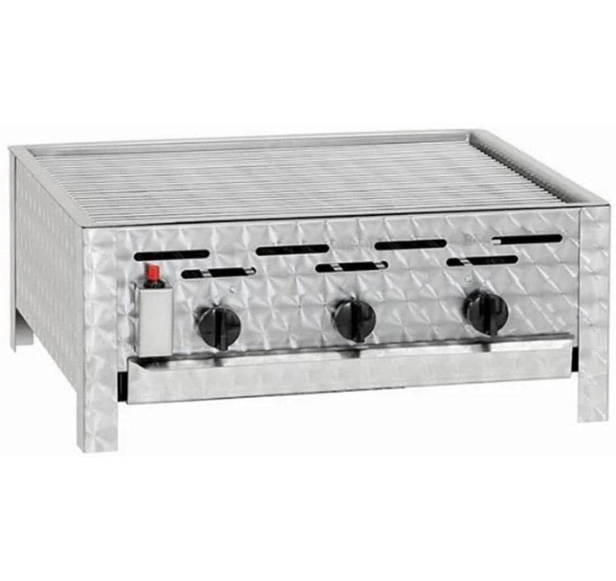 Gastrobräter PROFI 3 Gasgrill Edelstahl 3 Brenner 59,5 cm Grills & Feuerstellen Blaser + Trösch