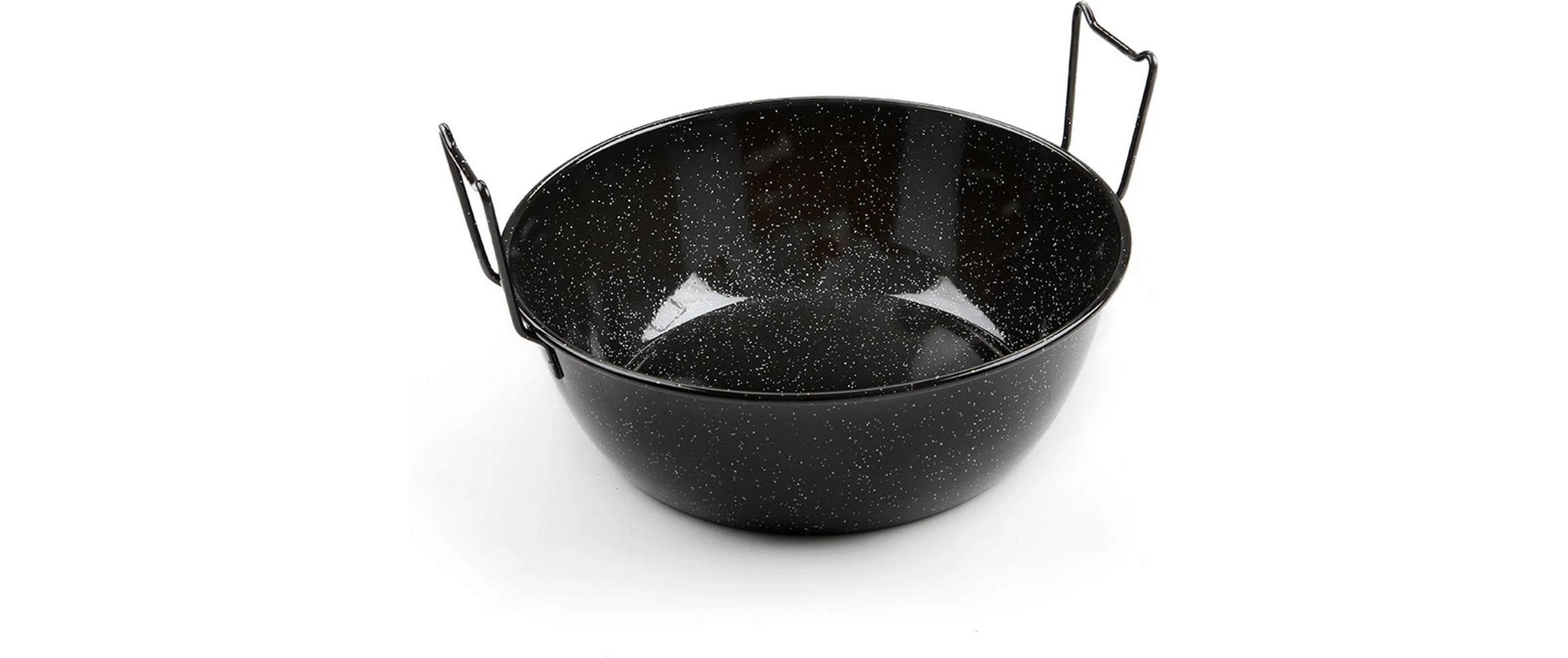 Frittierpfanne emailliert 35cm schwarz für Grill und Outdoor Grills & Feuerstellen Blaser + Trösch