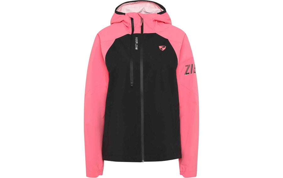 Ziener Regenjacke NEHLE-Z Damen Black Strawberry, Gr.