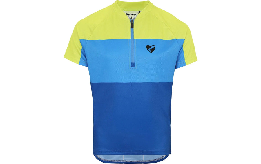 Ziener Velotrikot NESTEL-Z Junior Unisex Blue Bitter Lemon