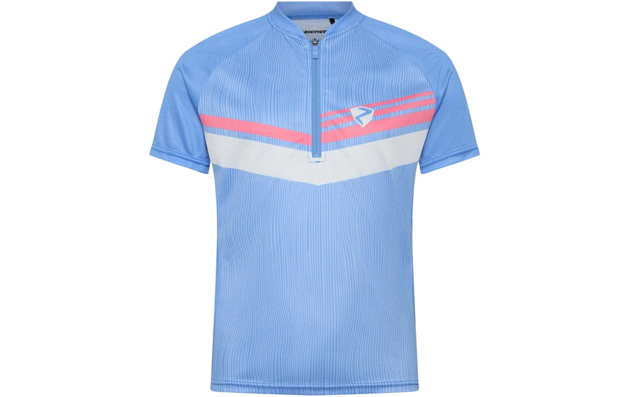 Ziener Velotrikot NESTEL-Z Junior Unisex Dreamy Sky White