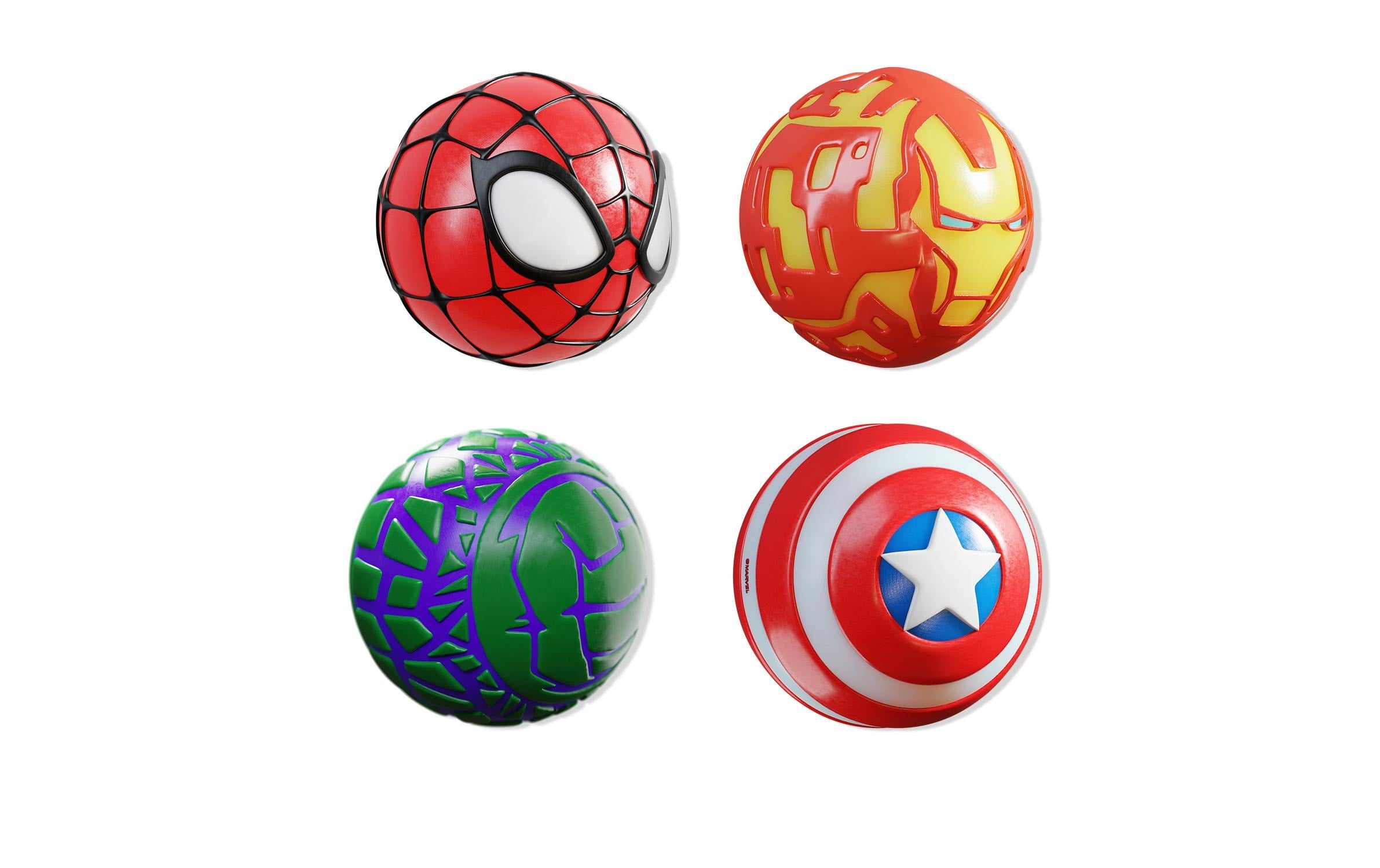 Sombo Gummiball Super Bouncerz Marvel Assortiert, 7.5 cm