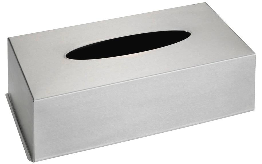 Wenko Kosmetiktücherbox Silber, Edelstahl