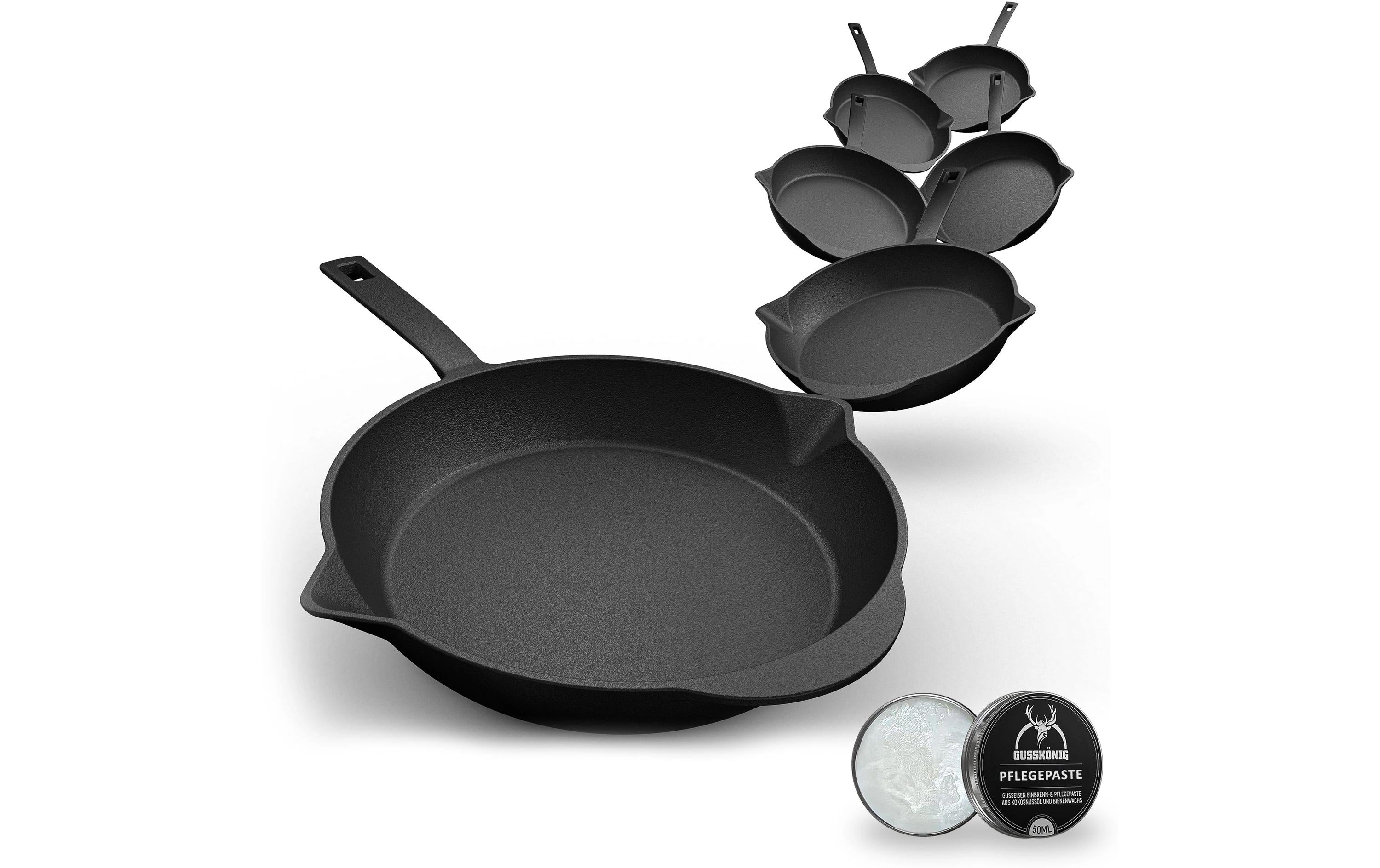 Gusskoenig Eingebrannte Mini-Bratpfanne 6 set
