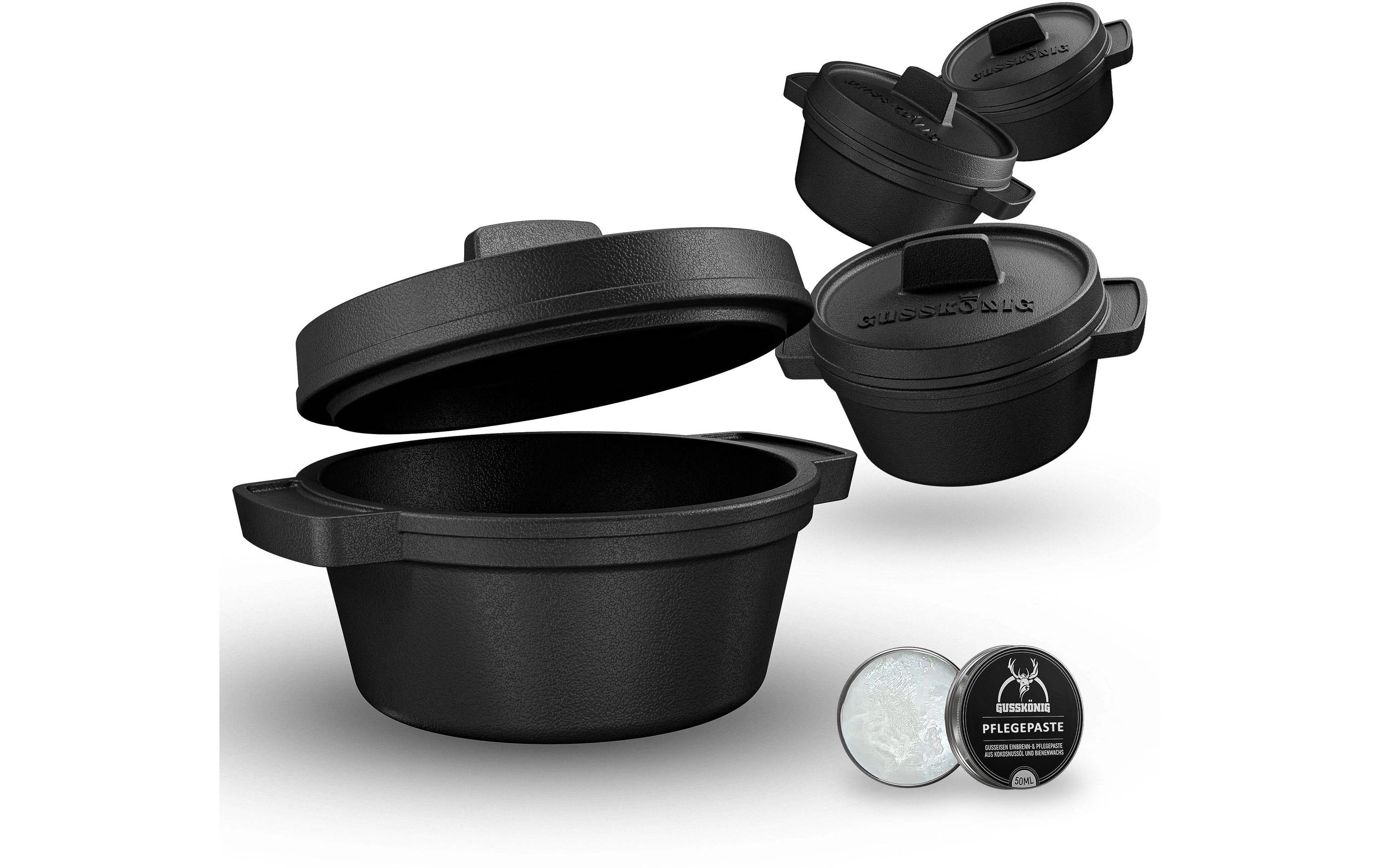 Gusskoenig Mini Dutch Oven 4 set 300 ml