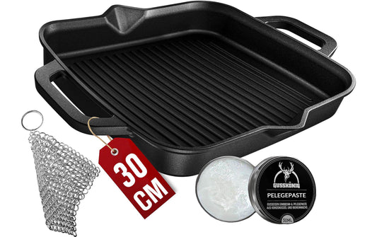 Gusskoenig Eingebrannte Grillpfanne 30 cm